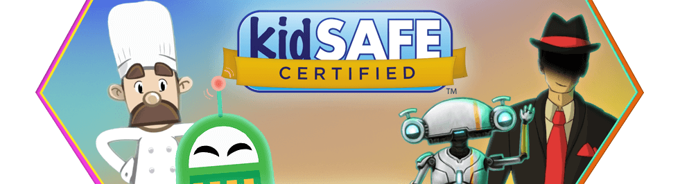 Cue Robot Education Experience is certified by the kidSAFE Seal